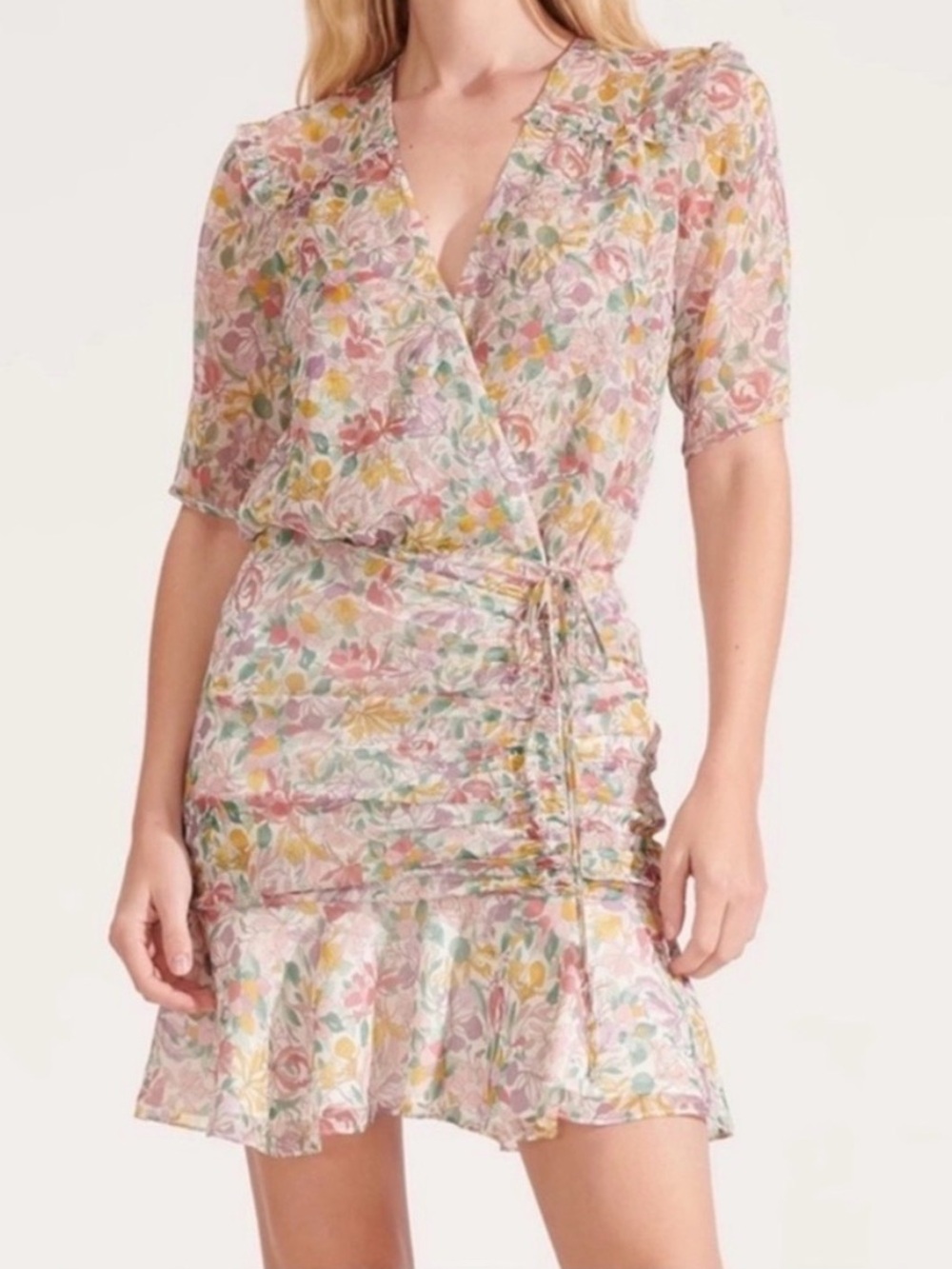 Veronica Beard dakota garden silk dress
